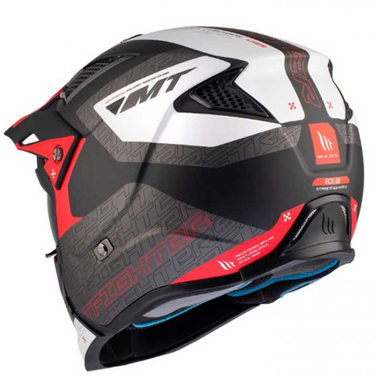 MT Streetfighter SV S Totem Matt Black Red Helmet Open Face Helmets - SKU M132799511523