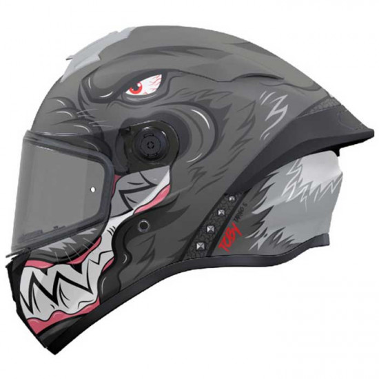 MT Targo S Toby Matt Grey Helmet