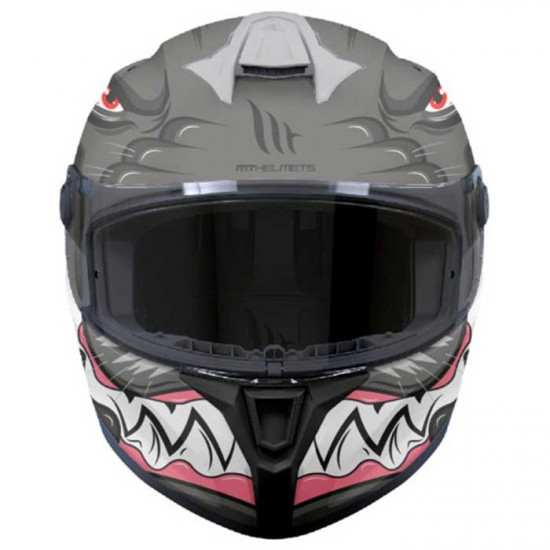 MT Targo S Toby Matt Grey Helmet Full Face Helmets - SKU M1343A522123