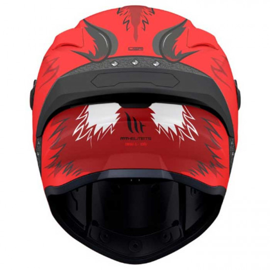 MT Targo S Toby Matt Red Helmet Full Face Helmets - SKU M1343A522523