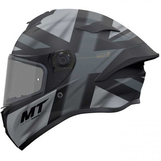 MT Targo S Britain Matt Grey Antracite Helmet