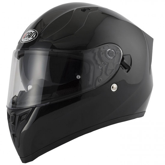 VCAN H128 Gloss Black Helmet Full Face Helmets - SKU RLMWHOT079