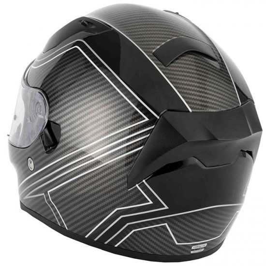 VCAN H128 Vector WJ178 Gloss Helmet Full Face Helmets - SKU RLMWHOT097