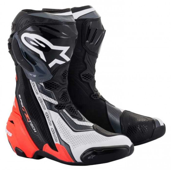 Alpinestars Supertech R Black Red Fluo White Grey