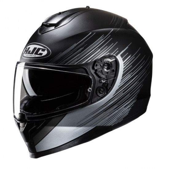 HJC C70N Sway Black Full Face Helmets - SKU C70NSBXS from RaceLeathers Motorcycle Clothing