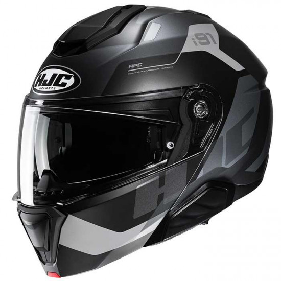 HJC I91 Carst Black Flip Front Motorcycle Helmets - SKU I91CBXS