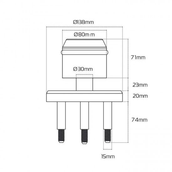 Oxford Beast Floor Lock Security - SKU LK115