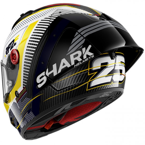 Shark Aeron-GP Replica Fernandez White Yellow Full Face Helmets - SKU 200/HE0387E/DWY1