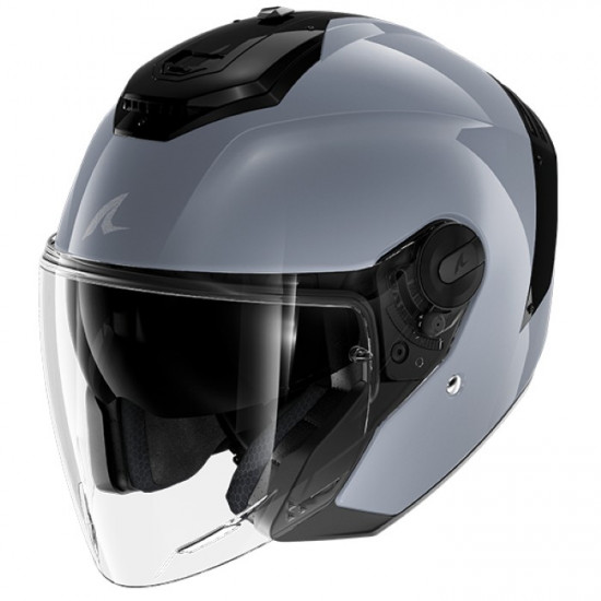 Shark RS Jet Blank S05 Concrete Grey Open Face Helmets - SKU 235/HE8250E/S051