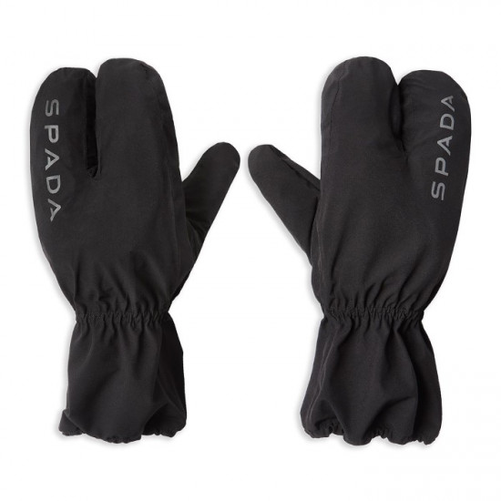 Spada Acqua Shield Waterproof Overmitts Black Mens Motorcycle Gloves - SKU 0847866