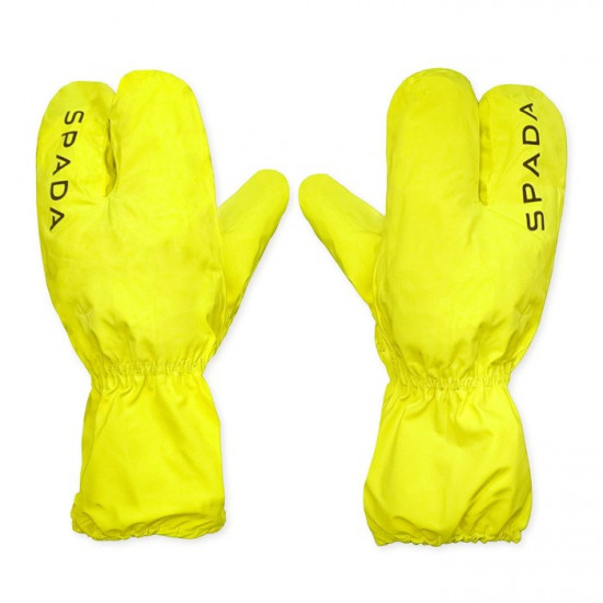 Spada Acqua Shield Waterproof Overmitts Fluo Mens Motorcycle Gloves - SKU 0847910