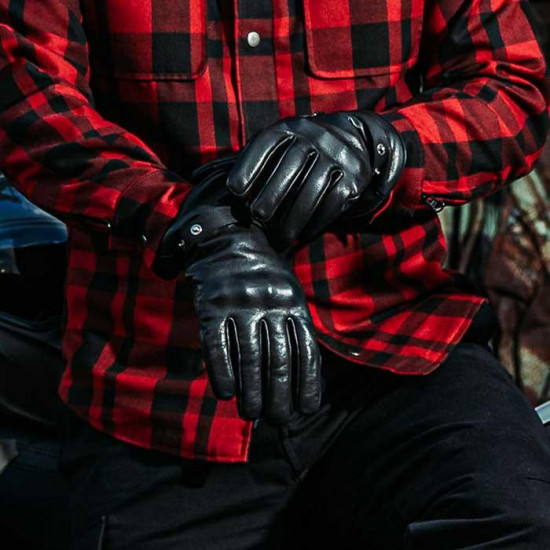 Spada Injector Glove Black Mens Motorcycle Gloves - SKU 0849334