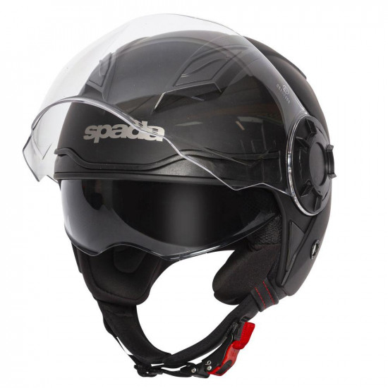 Spada Lycan 06 Matt Black Open Face Helmets - SKU 0827851