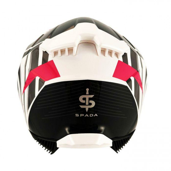 Spada SP18 White Red Black Full Face Helmets - SKU 0851016