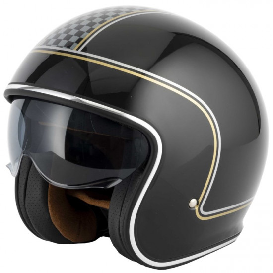 Vcan H589 Chequer Helmet Open Face Helmets - SKU RLMWFEN041