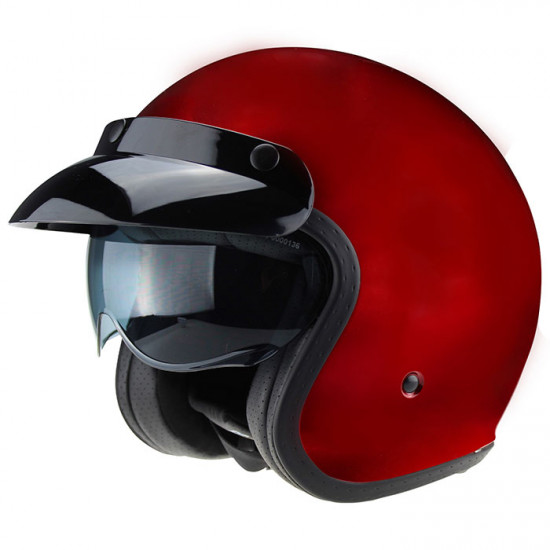 Viper RSV06 Plus Burgundy Open Face Helmets - SKU A382BurgundyXS