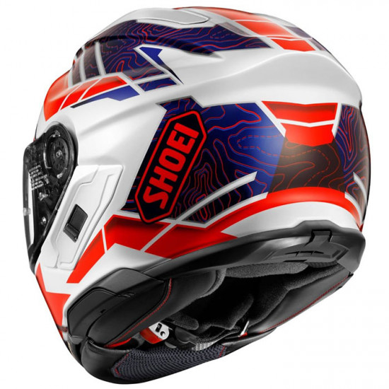 Shoei GT Air 3 Hike TC-10 Red White Helmet Full Face Helmets - SKU 0862425 from RaceLeathers Motorcycle Clothing