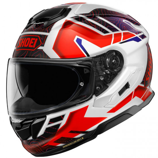 Shoei GT Air 3 Hike TC-10 Red White Helmet Full Face Helmets - SKU 0862425 from RaceLeathers Motorcycle Clothing