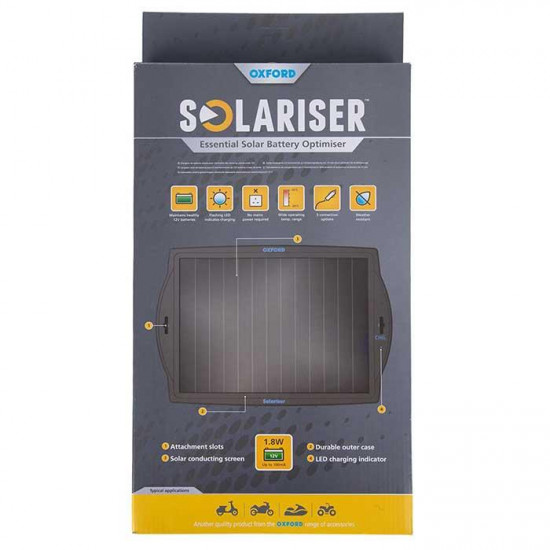 Oxford Solariser Battery Chargers - SKU OF949 from RaceLeathers Motorcycle Clothing