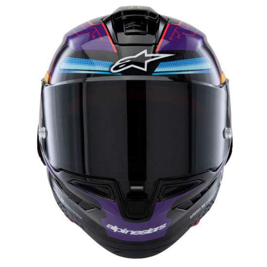 Alpinestars Supertech R10 Martinator Blue Purple Red Gloss