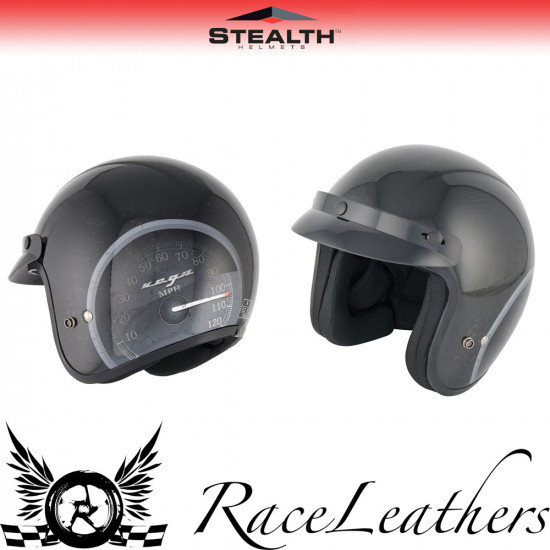 Stealth Helmet HD320 Open Face Fibreglass Speedo Open Face Helmets - SKU STH011XS