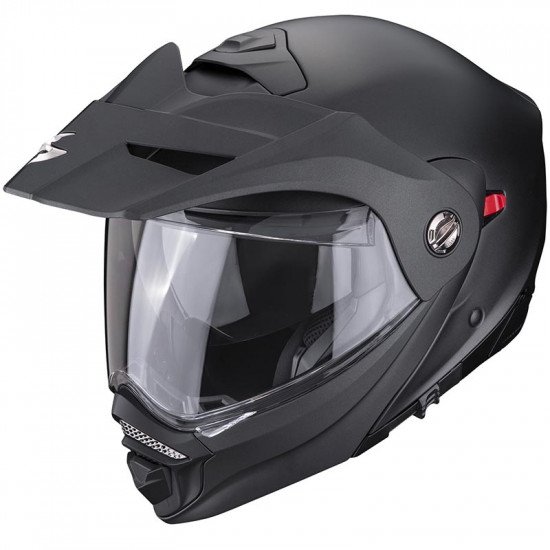 Scorpion ADX-2 Matt Black Flip Front Motorcycle Helmets - SKU 75089100285L from RaceLeathers Motorcycle Clothing