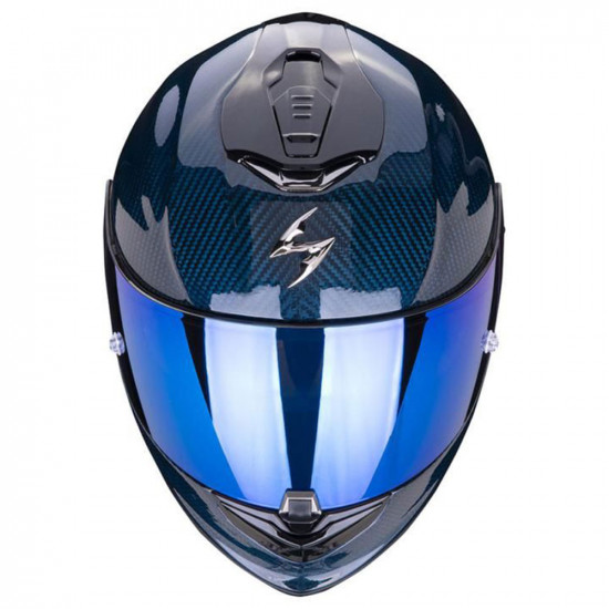 Scorpion Exo 1400 Evo Carbon Blue Full Face Helmets - SKU 750114261021XS