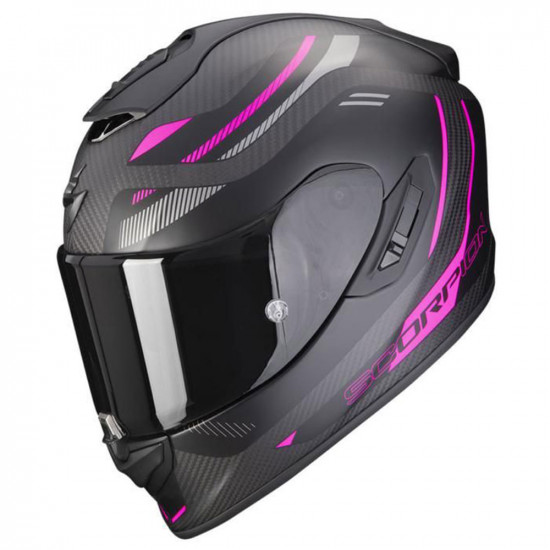 Scorpion Exo 1400 Evo C Kydra Bk/Pk Full Face Helmets - SKU 7501144051791XS