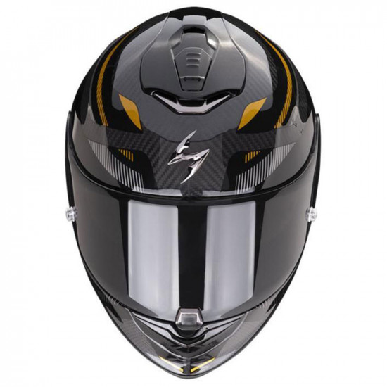 Scorpion Exo 1400 Evo C Kydra Bk/Gd Full Face Helmets - SKU 750114405611XS