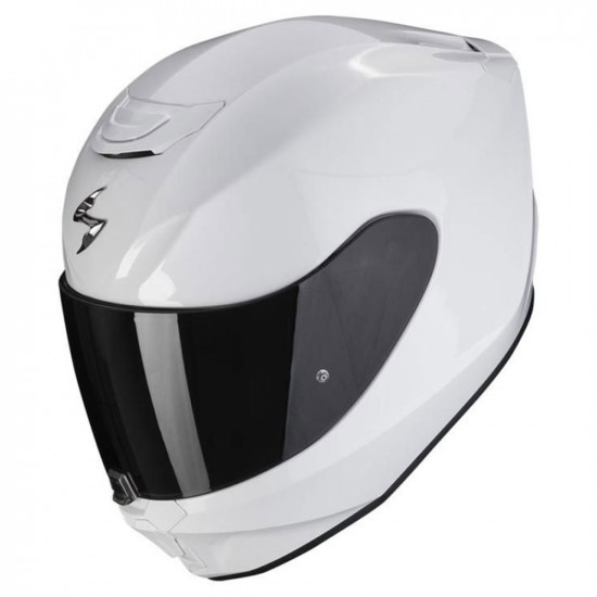Scorpion Exo 391 Gloss White Full Face Helmets - SKU 750139100051XS