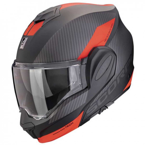 Scorpion Exo-Tech Team Black Silver Red Helmet