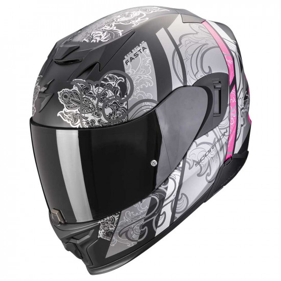 Scorpion Exo 520 EVO Fasta Black Pink Helmet Full Face Helmets - SKU 7501723613201XS