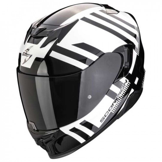 Scorpion Exo 520 EVO Banshee White Black Helmet Full Face Helmets - SKU 7501724472051XS