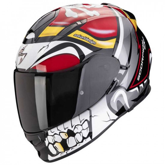 Scorpion Exo 491 Pirate Red Helmet