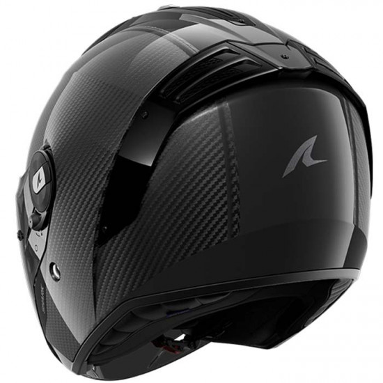 Shark RS Jet Carbon Blank Black Open Face Helmets - SKU 235/HE8200E/DKD1