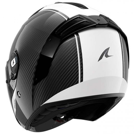 Shark RS Jet Carbon Blank Black White Open Face Helmets - SKU 235/HE8200E/DWK1