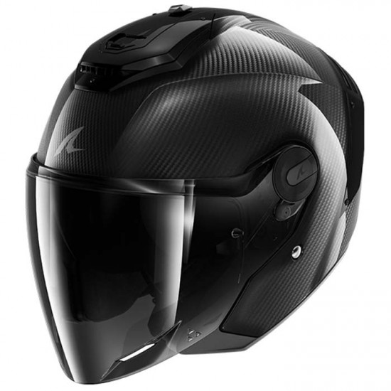 Shark RS Jet Full Carbon Black Anthracite Open Face Helmets - SKU 235/HE8204E/DAD1