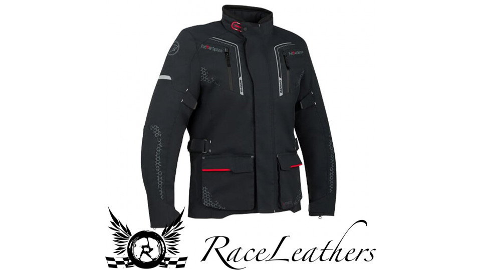 Bering Alaska Black Motorcycle Jacket