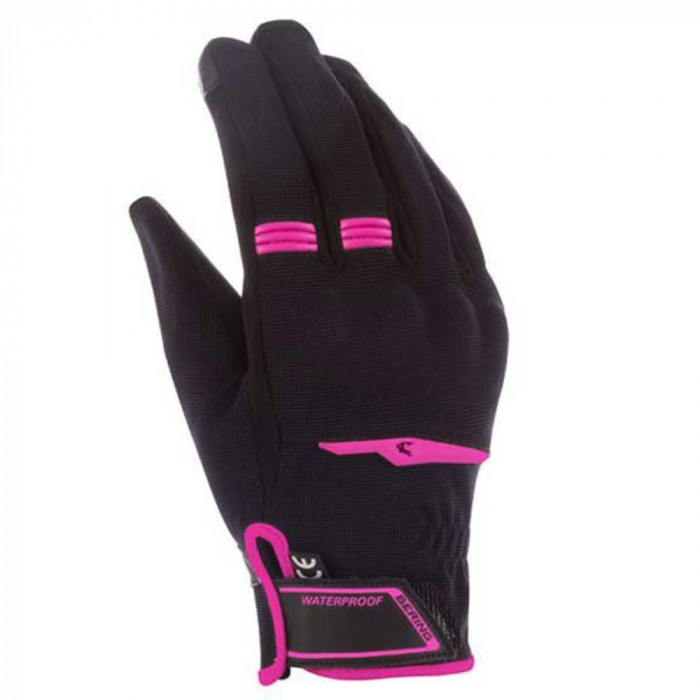 Bering Lady Borneo Black Pink Glove Ladies Motorcycle Gloves 