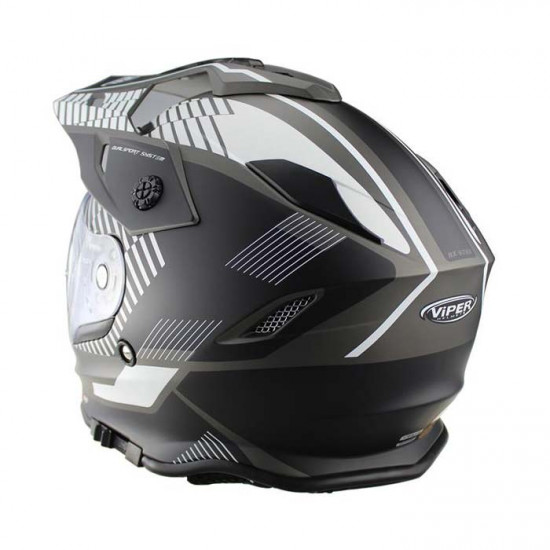 Viper RXV288 Enduro Force Black Full Face Helmets - SKU A198ForceBlackXS