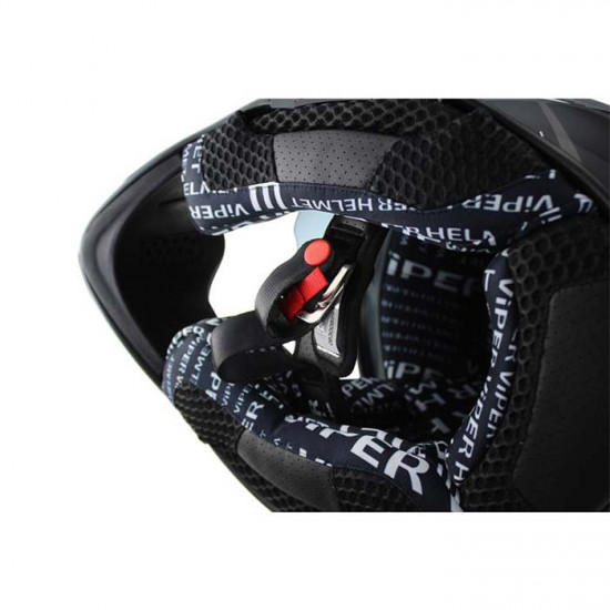 Viper RXV288 Enduro Force Black Full Face Helmets - SKU A198ForceBlackXS