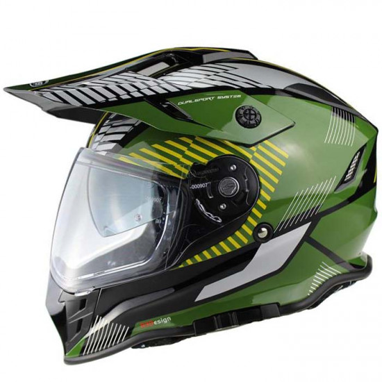 Viper RXV288 Enduro Force Green Full Face Helmets - SKU A198ForceGreenXS