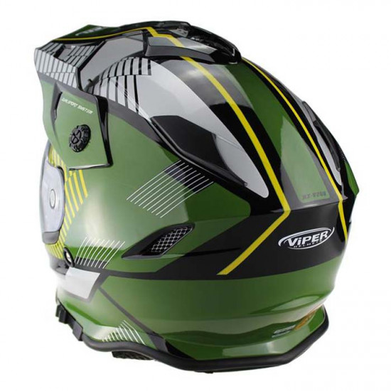 Viper RXV288 Enduro Force Green Full Face Helmets - SKU A198ForceGreenXS