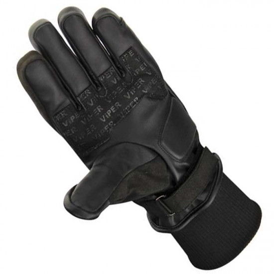 Viper Commuter Waterproof Black Mens Motorcycle Gloves - SKU A318BlackXS