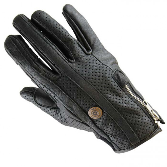 Viper VPR002 Retro Stripe Black Mens Motorcycle Gloves - SKU A322BlackXS