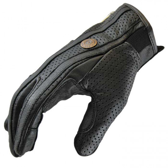 Viper VPR002 Retro Stripe Black Mens Motorcycle Gloves - SKU A322BlackXS