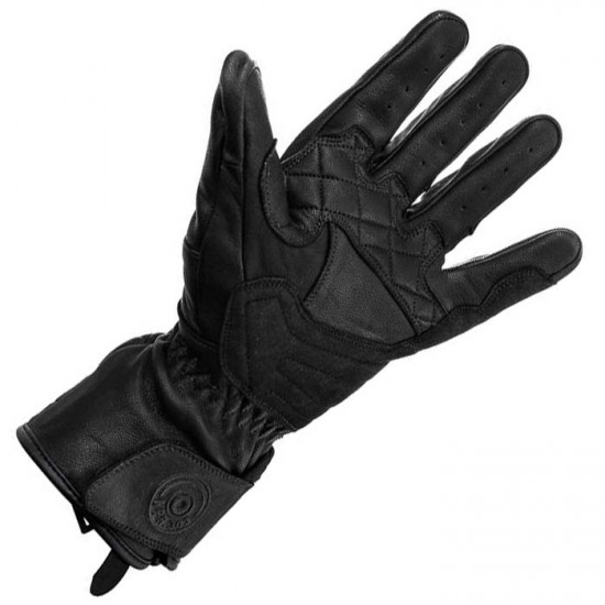 Viper VPR004 Waterproof Retro Gauntlet Black Mens Motorcycle Gloves - SKU A334BlackXS