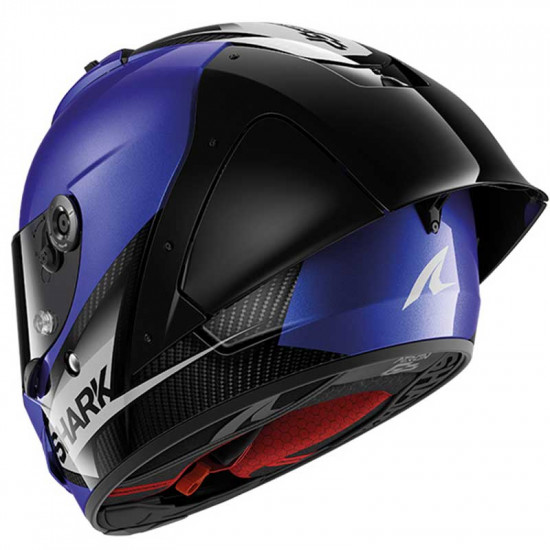 Shark Aeron GP Blank SP Blue Carbon Full Face Helmet Full Face Helmets - SKU 200/HE0300E/DBA1