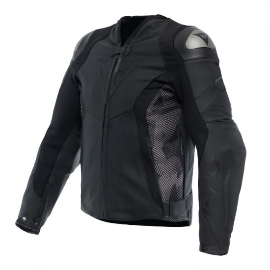 Dainese Avro 5 Leather Jacket 604 Black Anthracite