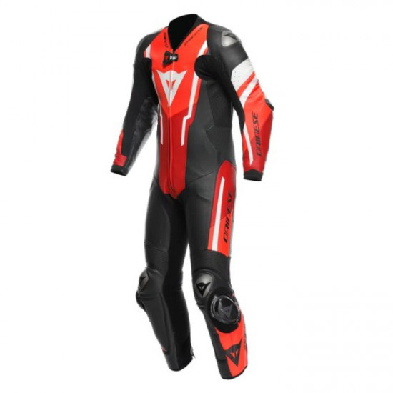 Dainese Misano 3 Perf D-Air 1Pc Suit 12I Black Red White